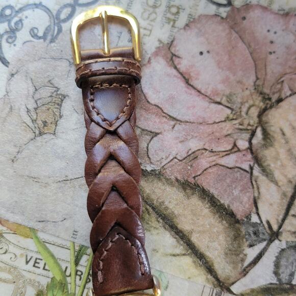 Vintage Watches Kathy Ireland Moonphase Quartz Watch Leather Band Japan - Picture 3 of 10